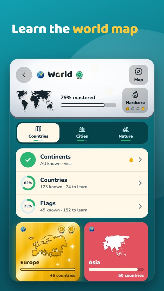 The World's page in Globepass
